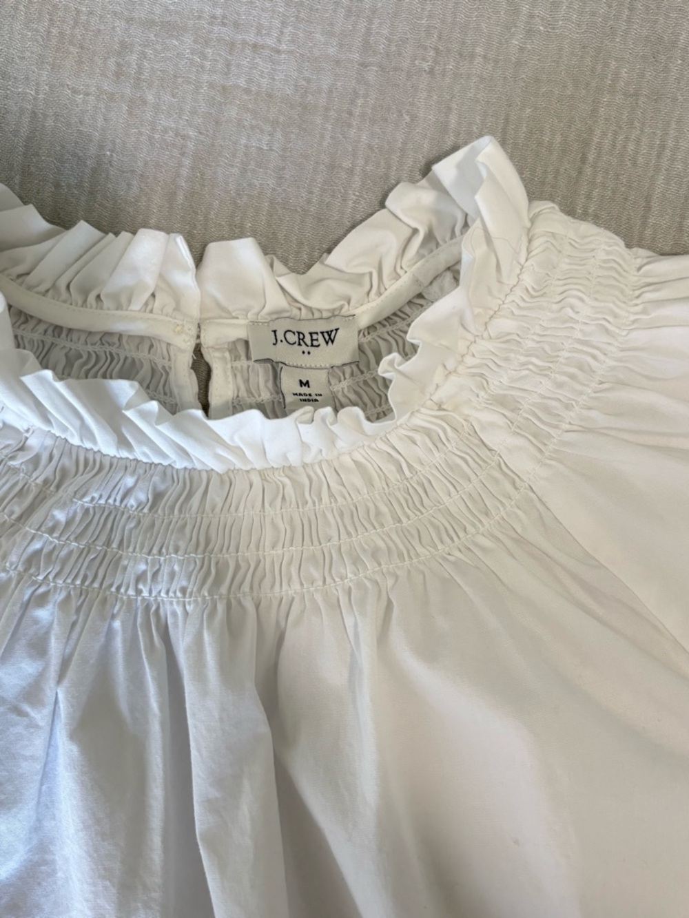 Ruffle Neck Blouse (J.Crew) - Picture 3 of 6